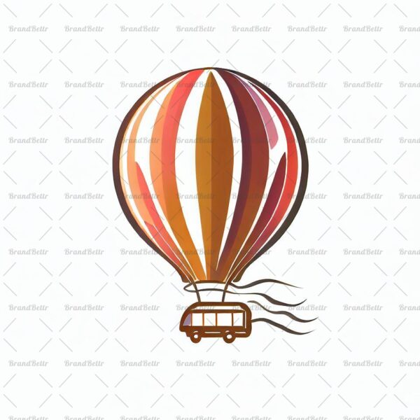 Reisender Heißluftballon